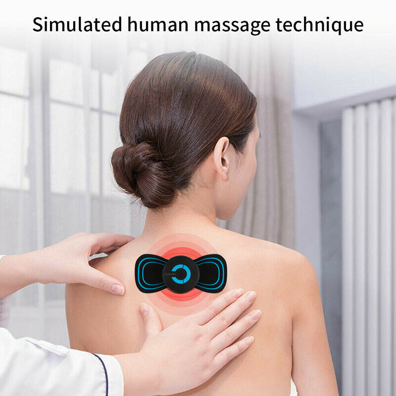 Massageador Muscular EMS – Alívio Instantâneo para Dores e Tensões