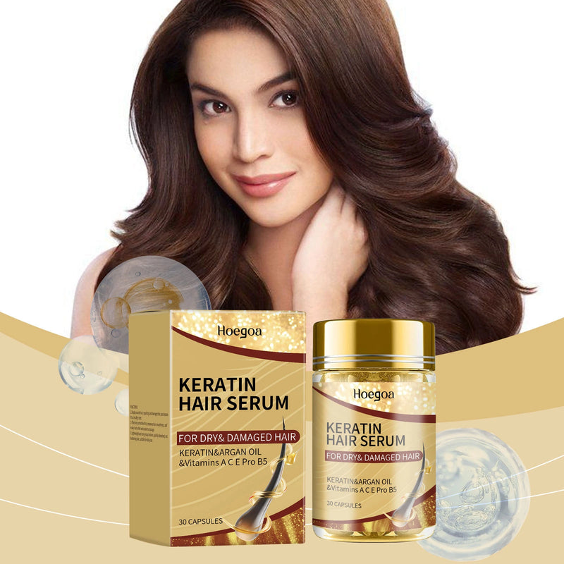 Keratin Hair Serum – Nutrição Profunda e Brilho Intenso para Seus Cabelos